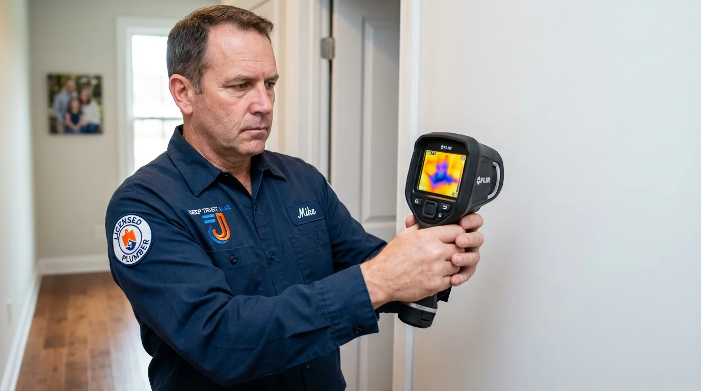 Thermal imaging leak detection by Johns Plumbing LLC in Tavernier